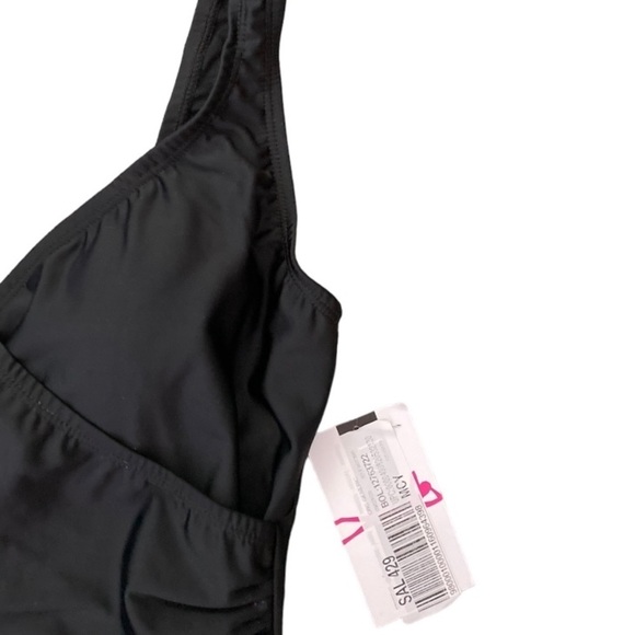 InstantFigure One-Piece Wrap Swimsuit w/ Slimming Control NWT - Picture 8 of 11